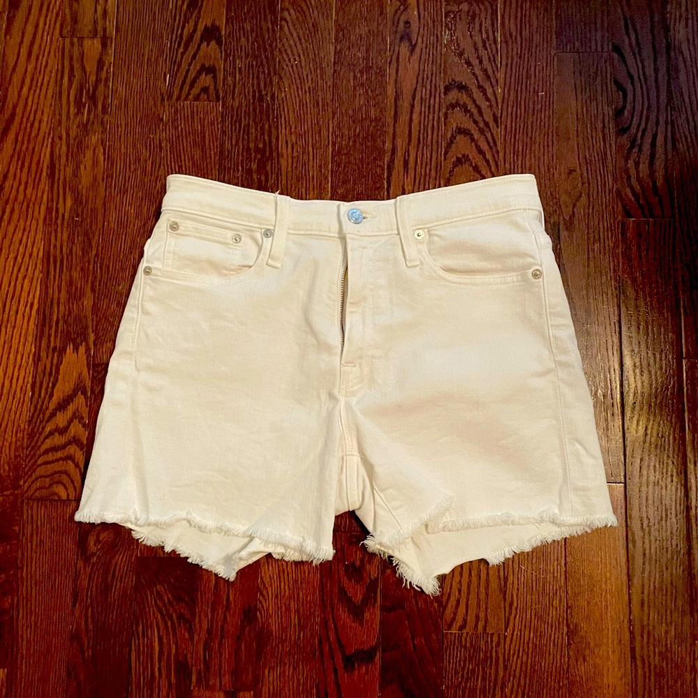 J Crew White Shorts